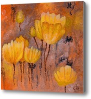 Картина Желтые тюльпаны