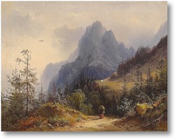 Картина Вид на гору