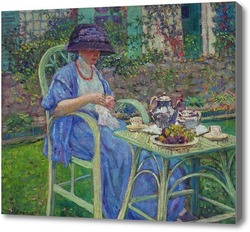 Картина Завтрак в саду