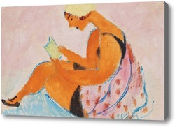Картина Читающая девушка
