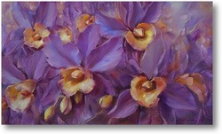 Купить картину Сиреневые орхидеи 