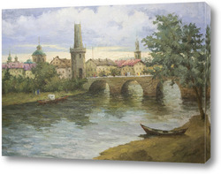 Картина Прага. Юдинцев А.В.(1952-2000)
