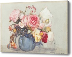 Картина Розы и ягоды