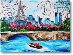 Купить картину Париж, весна