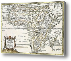 Картина Карта континента