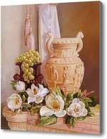 Купить картину С римской вазой и магнолиями