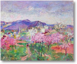 Картина Фруктовый сад в цвету  