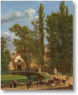 Картина Мост в деревню