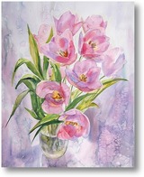 Картина Розовые тюльпаны