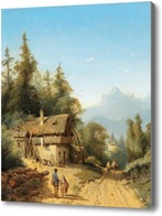Картина В Альпах