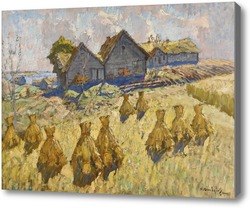 Картина Уборка урожая, 1931