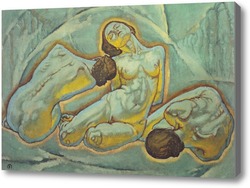 Картина Три женщины на корточках