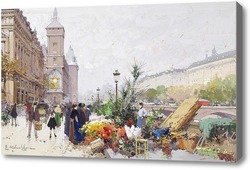 Картина Цветы на площади
