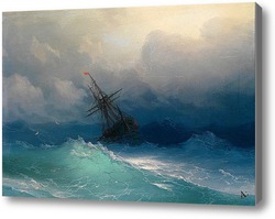 Купить картину Судно в Бурных Морях