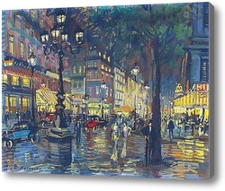 Картина Ночной Париж
