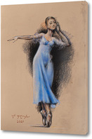Картина Балерина в голубом