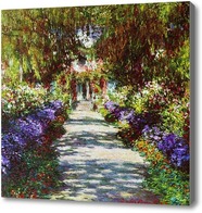 Картина Главная дорожка через сад в Живерни