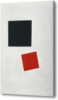 Картина Красный и черный квадрат