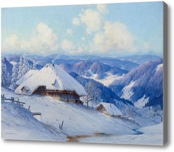 Картина День солнечной зимы в Шварцвальде.