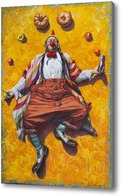 Картина Клоун с натюрмортом или натюрморт с Клоуном