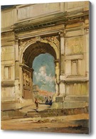 Картина Триумфальная арка и Колизей 