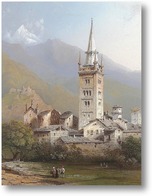 Картина Город Сузы, Италия