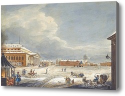 Картина Вид на Большой Каменный театр, Санкт-Петербург