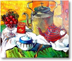 Картина Натюрморт с чайником