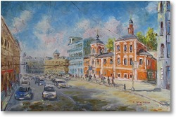 Картина Церковь Николая Чудотворца в Клённиках