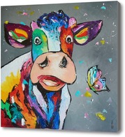 Картина Счастливая корова