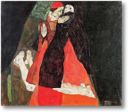 Картина Кардинал и инокини (Ласка), 1912