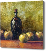 Картина ...Яблочный сидр...х.м. 40 х 40...2010 г.