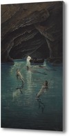 Картина Рыбак и русалки , грот на Капри