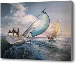 Картина Парусники на море