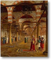 Картина Молитва в мечети