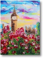 Картина Лондон в розах