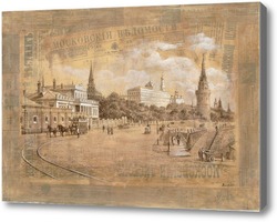 Картина Старая Москва, Кремль