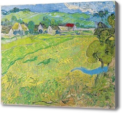 Картина Вид на поле рядом с Овером