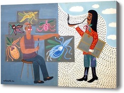 Купить картину Великие живописцы: Пабло Пикассо и Сальвадор Дали