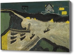 Картина Рыбацкие лодки, входящие в гавань