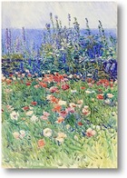 Картина Цветочный сад на берегу острова