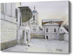 Купить картину Николо-черноостровский зимой