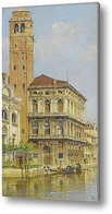Картина Венеция - вид на колокольню церкви Санта Мария деи Фрари