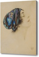 Картина Молодая женщина в профиль, в тюрбане 
