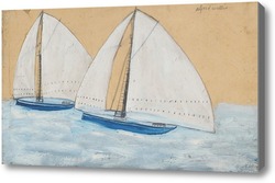 Картина Две парусные лодки