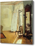 Картина Номер с балконом, Менцель Адольф фон