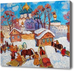 Картина Зимняя сцена