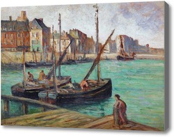Картина Парусники около гавани