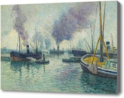 Купить картину Порт в Роттердаме