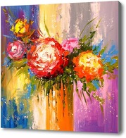Картина Букет ярких цветов